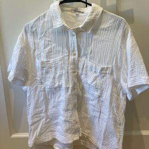 Madewell white button down size M